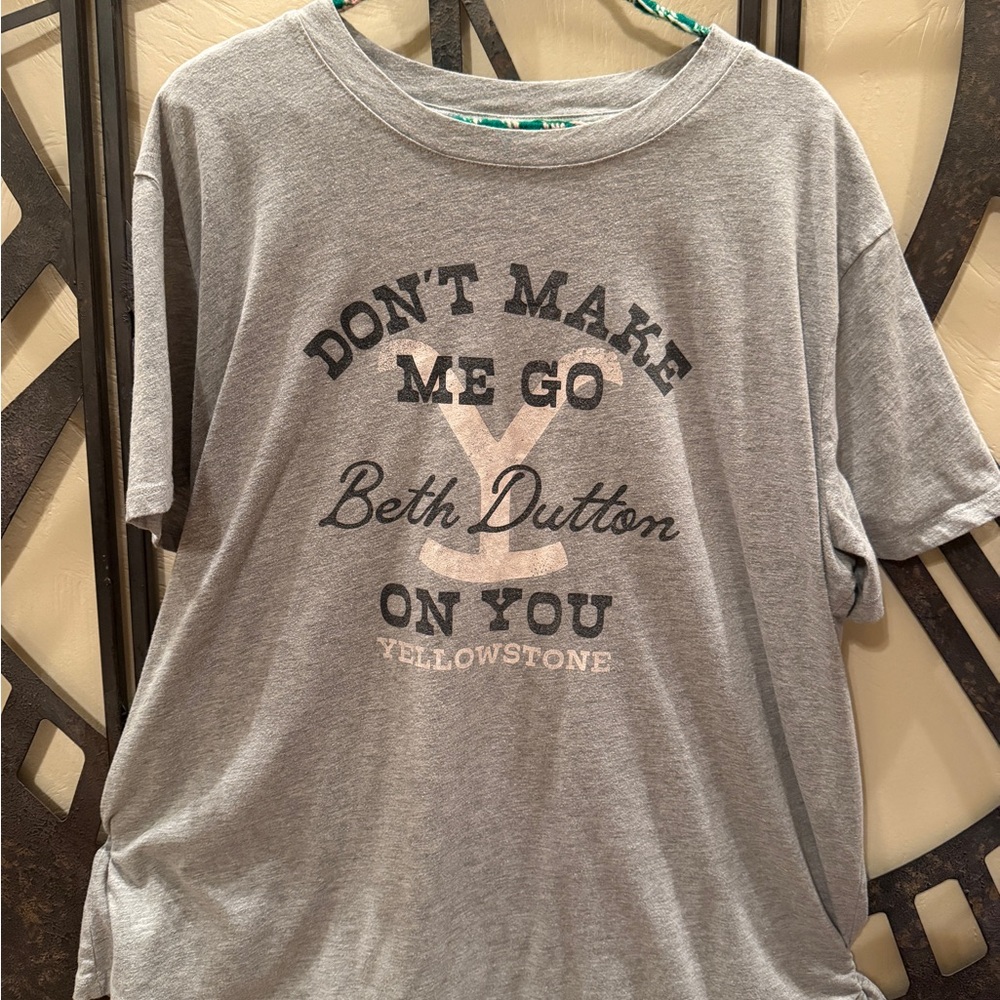 Gray Yellowstone Beth Dutton T-Shirt